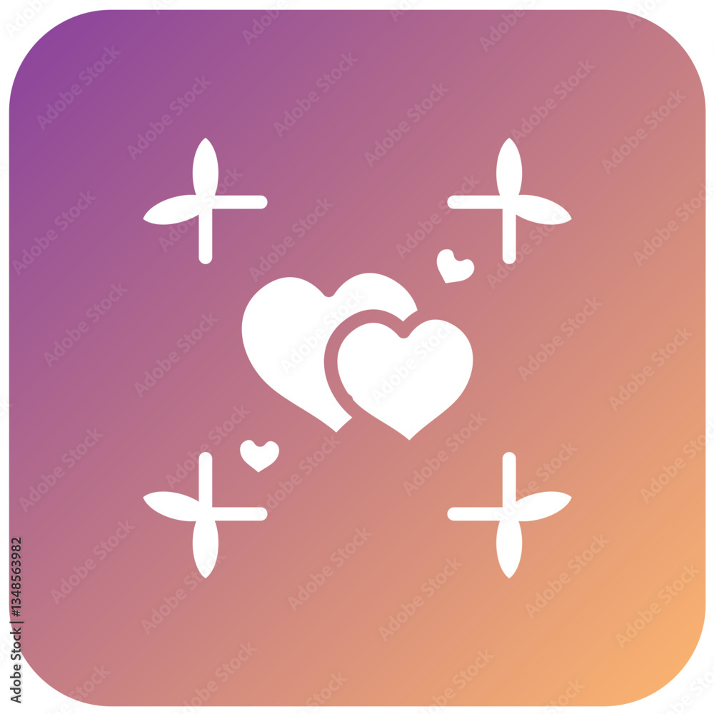 Obraz premium Vector Design Hearts Icon Style