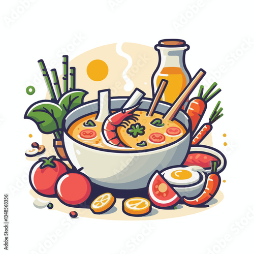 chicken, food, bowl, thai, asian, coconut, galangal, soup, dinner, thailand, spicy, lime, milk, background, tom kha, coconut soup, chili, creamy, cuisine, mushroom, gai, tom, sour, tom kha gai, thai f
