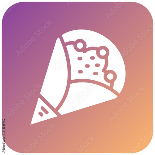 Vector Design Crepe Icon Style