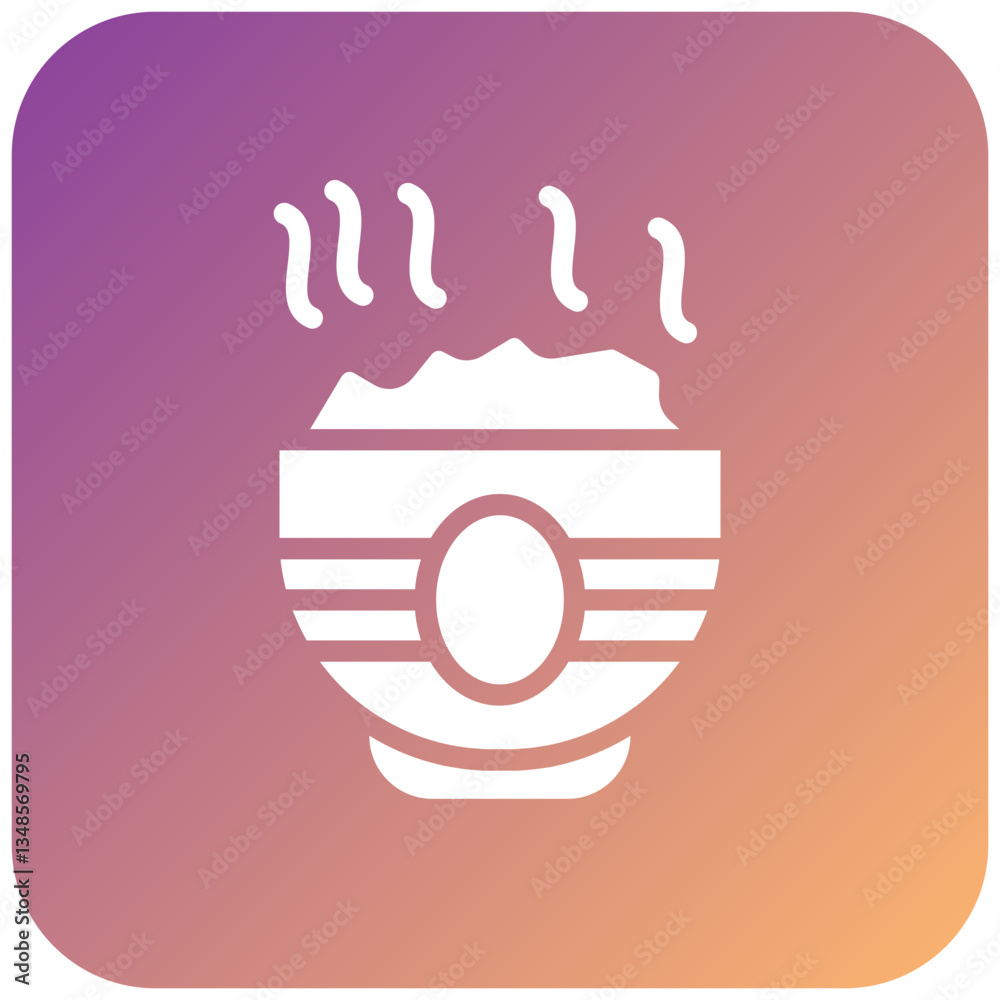 Vector Design Porridge Icon Style Vector Design Porridge Icon Style