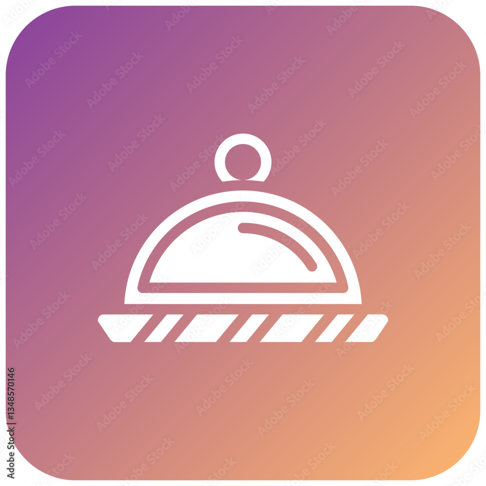 Fototapeta premium Vector Design Platter Icon Style