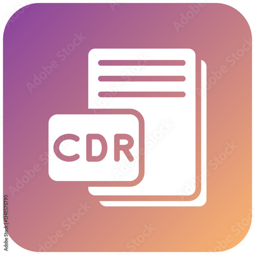 Vector Design CDR Icon Style