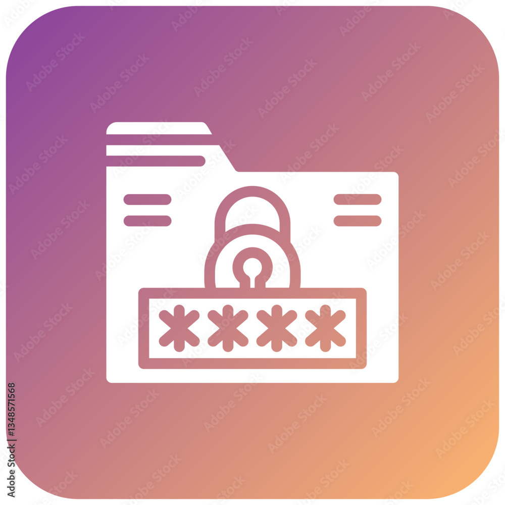 Vector Design Password Icon Style Vector Design Password Icon Style