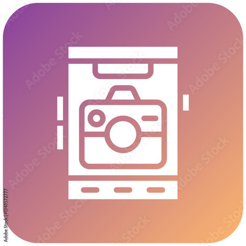 Vector Design Mobile Camera Icon Style