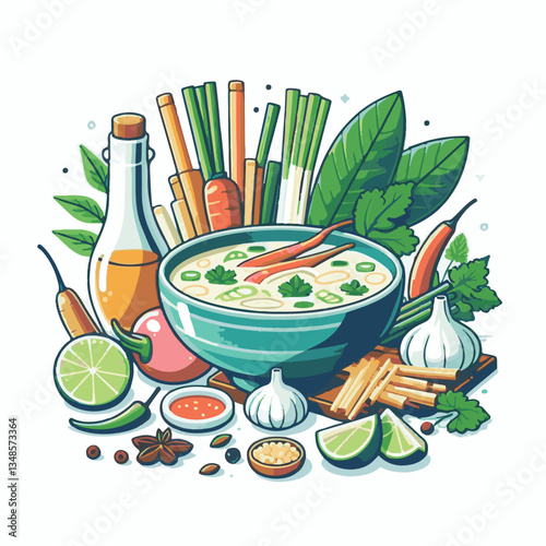 chicken, food, bowl, thai, asian, coconut, galangal, soup, dinner, thailand, spicy, lime, milk, background, tom kha, coconut soup, chili, creamy, cuisine, mushroom, gai, tom, sour, tom kha gai, thai f
