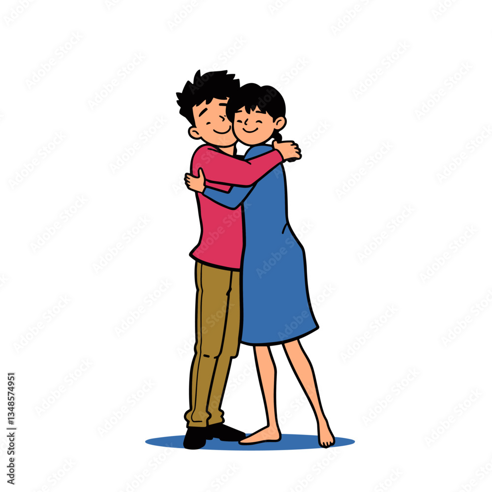 A simple act of affection between two people