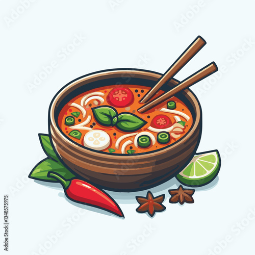 soup, asian, food, bowl, chili, shrimp, cuisine, thai, spicy, delicious, meal, lime, background, fresh, lunch, traditional, thailand, healthy, dinner, prawn, seafood, cooking, tom, gourmet, asia, thai