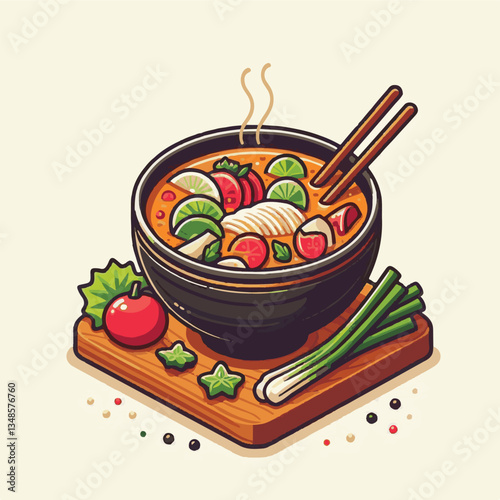 soup, asian, food, bowl, chili, shrimp, cuisine, thai, spicy, delicious, meal, lime, background, fresh, lunch, traditional, thailand, healthy, dinner, prawn, seafood, cooking, tom, gourmet, asia, thai