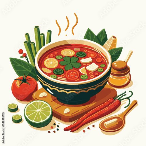 soup, asian, food, bowl, chili, shrimp, cuisine, thai, spicy, delicious, meal, lime, background, fresh, lunch, traditional, thailand, healthy, dinner, prawn, seafood, cooking, tom, gourmet, asia, thai