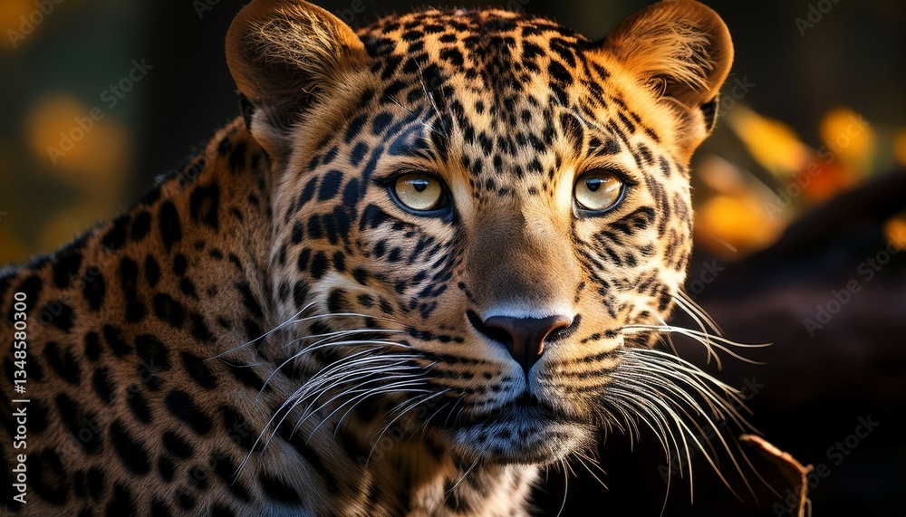 Obraz premium leopard portrait