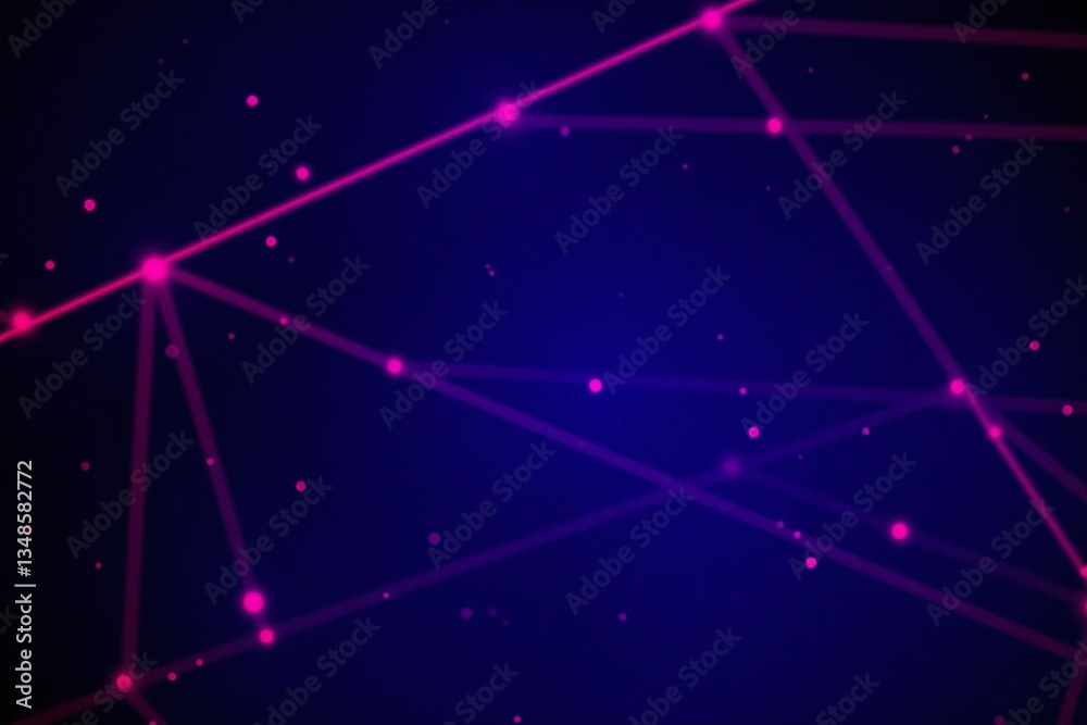 Obraz premium abstract polygonal background with connected lines and dots 2