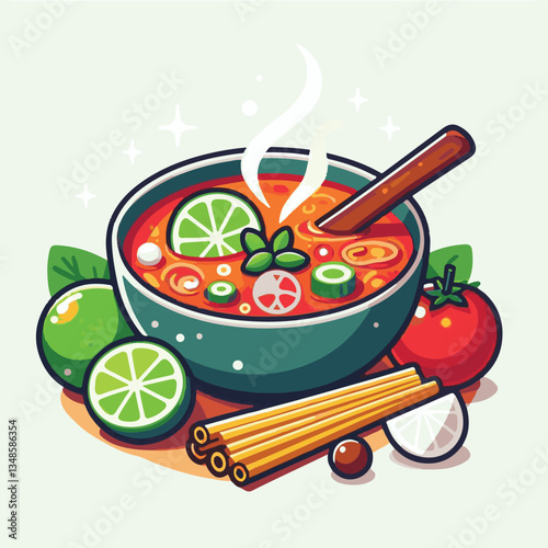 soup, asian, food, bowl, chili, shrimp, cuisine, thai, spicy, delicious, meal, lime, background, fresh, lunch, traditional, thailand, healthy, dinner, prawn, seafood, cooking, tom, gourmet, asia, thai