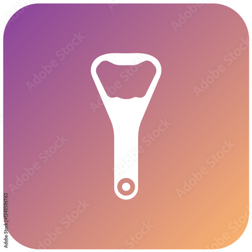 Vector Design Bottle Opener Icon Style