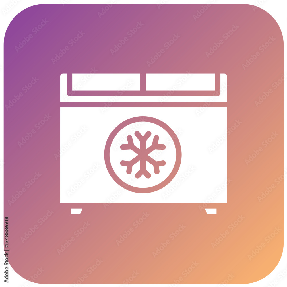 Vector Design Freezer Icon Style Vector Design Freezer Icon Style