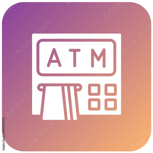 Vector Design Atm Machine Icon Style