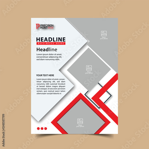 Business flyer template design