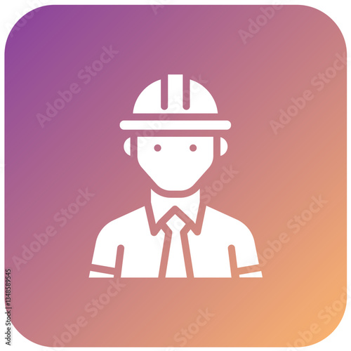 Vector Design Engineer Icon Style