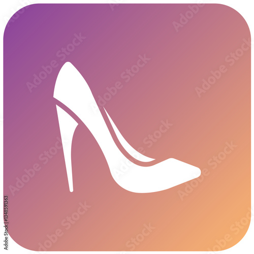 Vector Design High Heels Icon Style