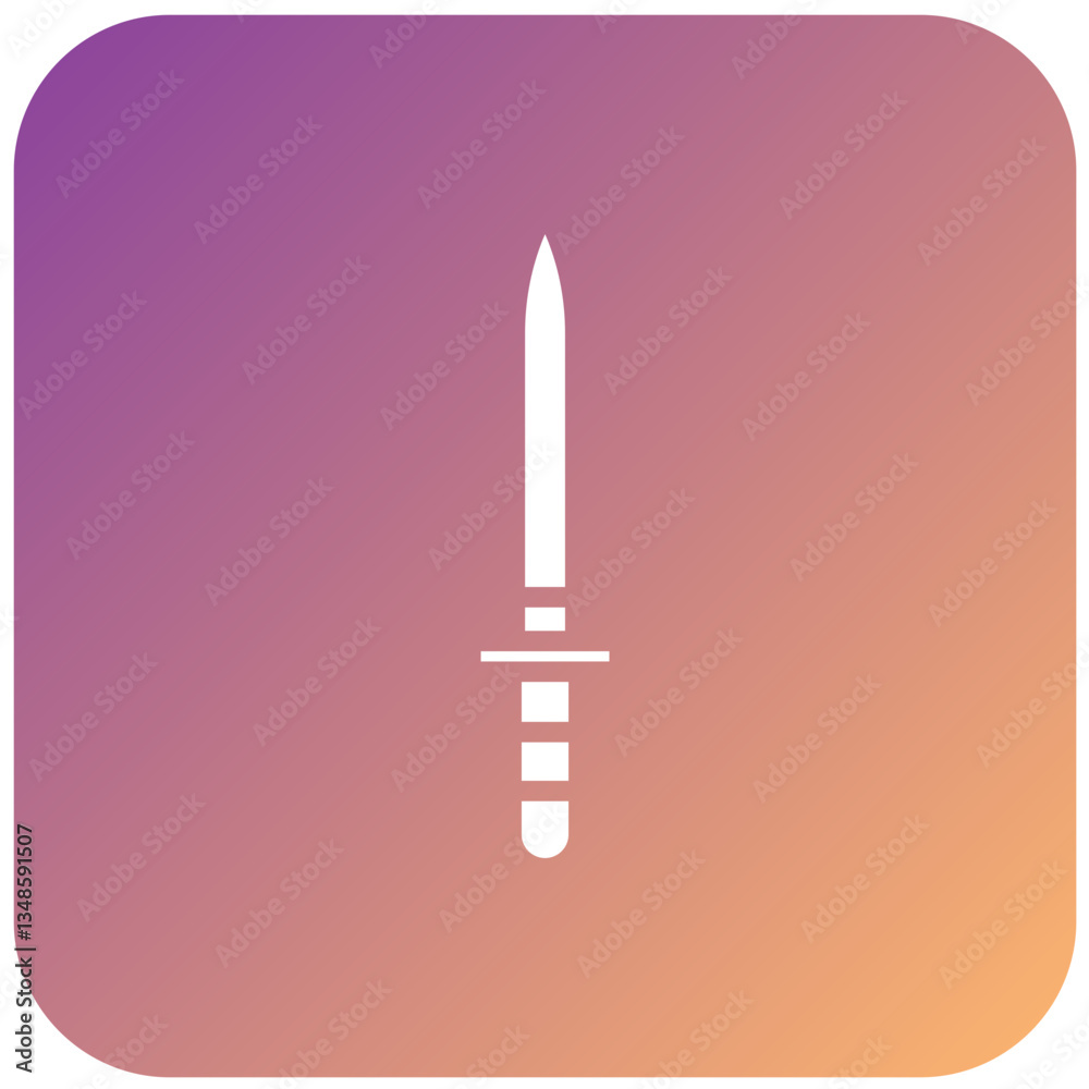Vector Design Dagger Icon Style Vector Design Dagger Icon Style