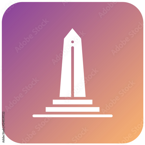 Vector Design Obelisk Icon Style