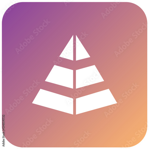 Vector Design Pyramid Icon Style