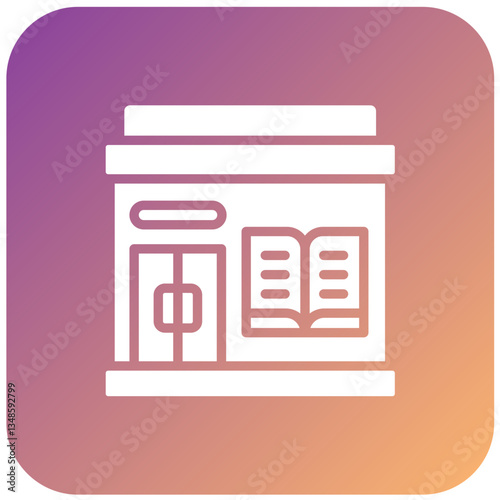 Vector Design Book Fair Icon Style