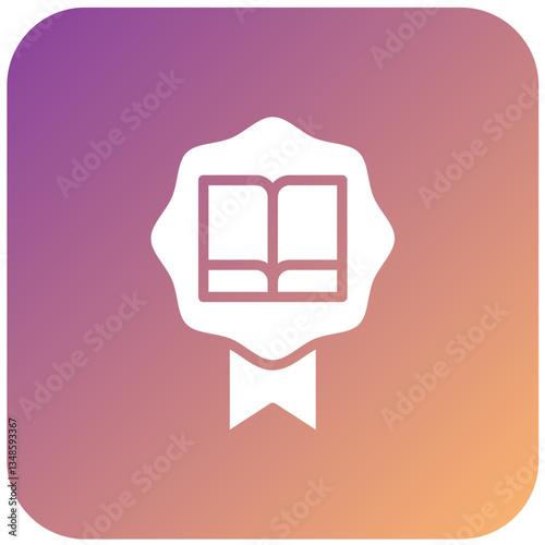 Vector Design Literary Award Icon Style