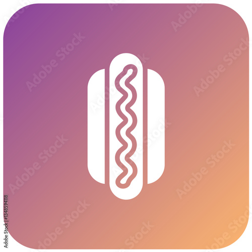 Vector Design Hot Dog Icon Style