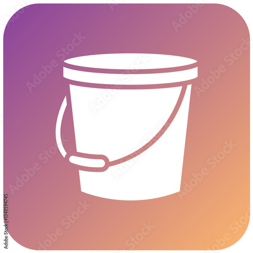 Vector Design Pail Icon Style