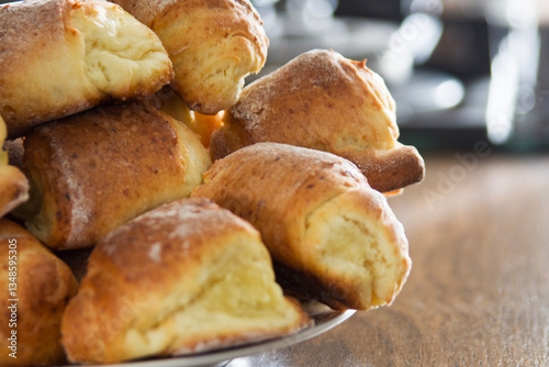 homemade baked goods cottage cheese rolls