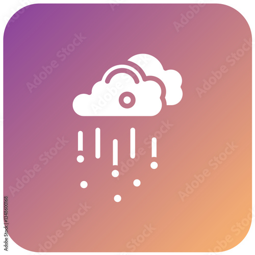 Vector Design Hail Icon Style