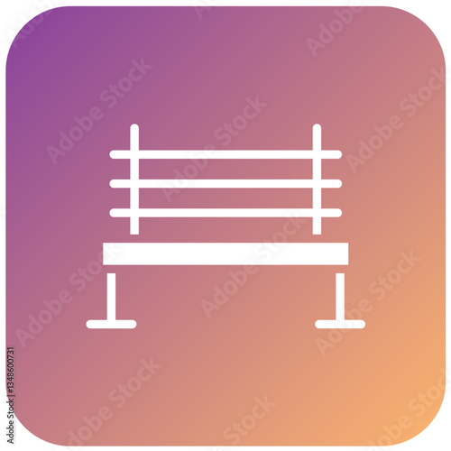 Vector Design Bench Icon Style