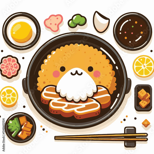 tonkatsu, japanese, meal, food, lunch, meat, pork, cutlet, restaurant, fried, cuisine, japan, dish, japanese food, cabbage, traditional, rice, asian, delicious, plate, tasty, gourmet, cooking, sauce, 