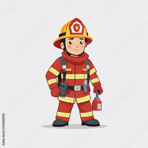 fireman, emergency, firefighter, safety, danger, fire, rescue, man, fighter, helmet, uniform, protection, red, service, equipment, background, hose, flame, extinguisher, burn, hero, job, water, work, 