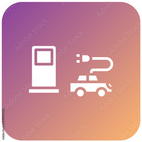 Vector Design Electric Station Icon Style