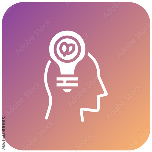 Vector Design Think Green Icon Style