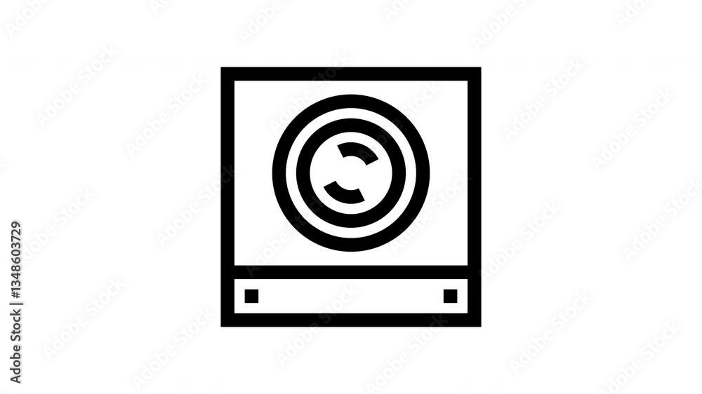 compact disc animated icon compact disc animated icon