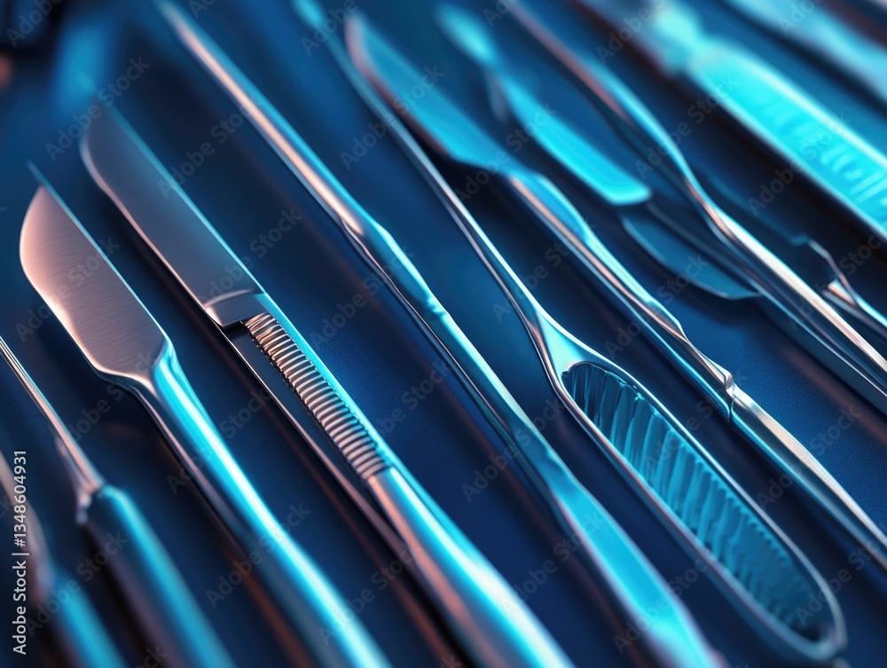 A collection of sharp knives arranged on a table A collection of sharp knives arranged on a table