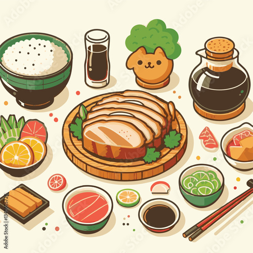 tonkatsu, japanese, meal, food, lunch, meat, pork, cutlet, restaurant, fried, cuisine, japan, dish, japanese food, cabbage, traditional, rice, asian, delicious, plate, tasty, gourmet, cooking, sauce, 