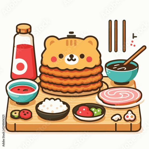 tonkatsu, japanese, meal, food, lunch, meat, pork, cutlet, restaurant, fried, cuisine, japan, dish, japanese food, cabbage, traditional, rice, asian, delicious, plate, tasty, gourmet, cooking, sauce, 