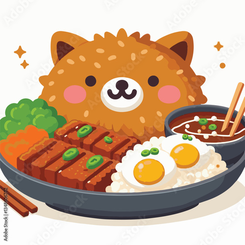 tonkatsu, japanese, meal, food, lunch, meat, pork, cutlet, restaurant, fried, cuisine, japan, dish, japanese food, cabbage, traditional, rice, asian, delicious, plate, tasty, gourmet, cooking, sauce, 