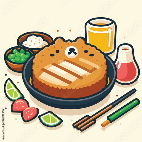 tonkatsu, japanese, meal, food, lunch, meat, pork, cutlet, restaurant, fried, cuisine, japan, dish, japanese food, cabbage, traditional, rice, asian, delicious, plate, tasty, gourmet, cooking, sauce, 