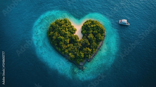 Heart-Shaped Island Paradise: A Tropical Getaway