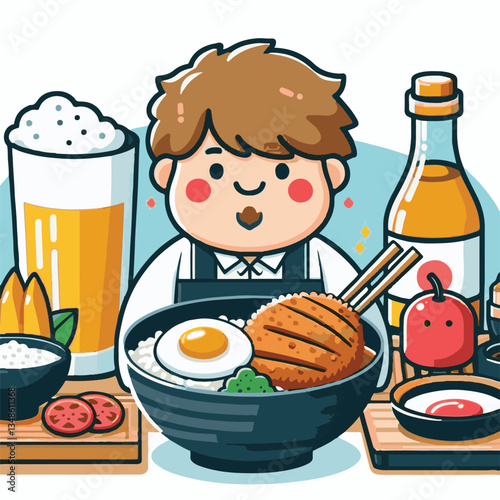 tonkatsu, japanese, meal, food, lunch, meat, pork, cutlet, restaurant, fried, cuisine, japan, dish, japanese food, cabbage, traditional, rice, asian, delicious, plate, tasty, gourmet, cooking, sauce, 