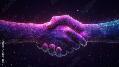 Digital Handshake: A Symbiosis of Technology and Partnership