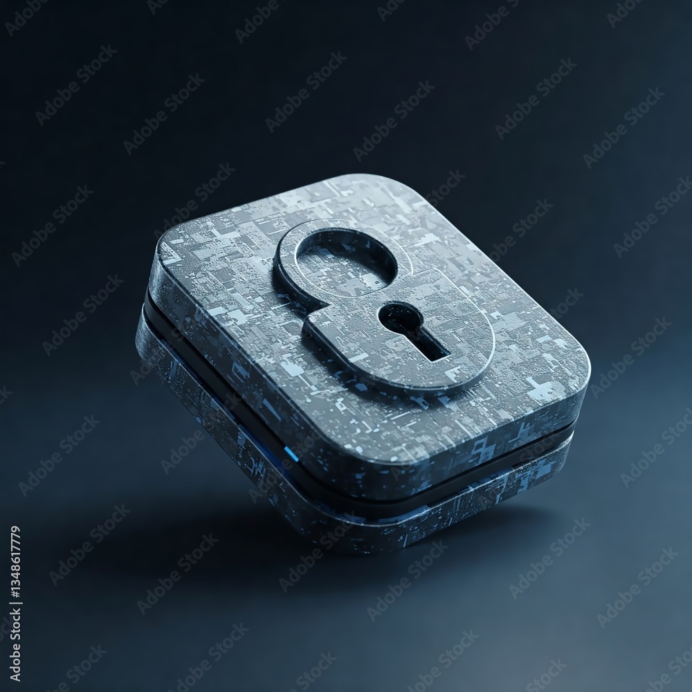 A premium photorealistic image ideal for IAM presentations. A high-quality 3D security concept with a metallic finish on a dark gradient background. Format: 1:1. A premium photorealistic image ideal for IAM presentations. A high-quality 3D security concept with a metallic finish on a dark gradient background. Format: 1:1.