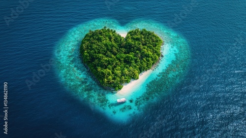 Heart-Shaped Island Paradise: A Tropical Getaway