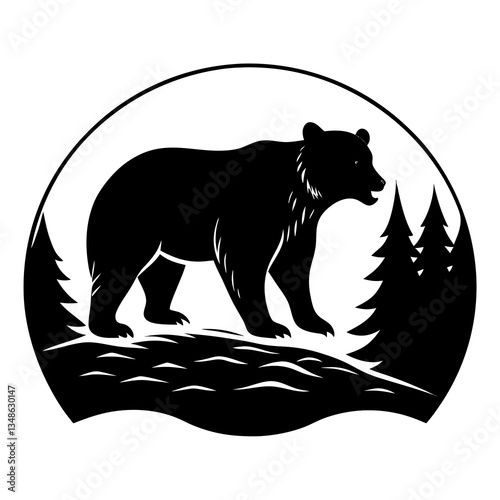 polar bear on the ice