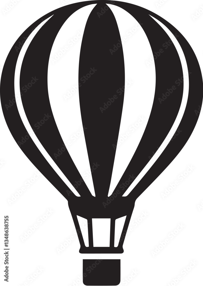 Obraz premium Air balloon vector illustration