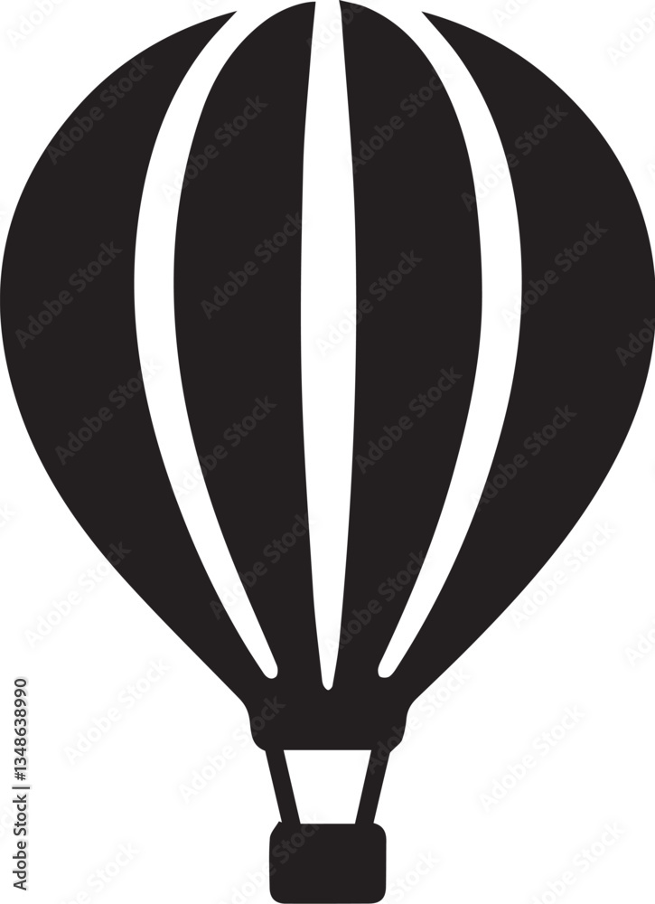 Obraz premium Air balloon vector illustration